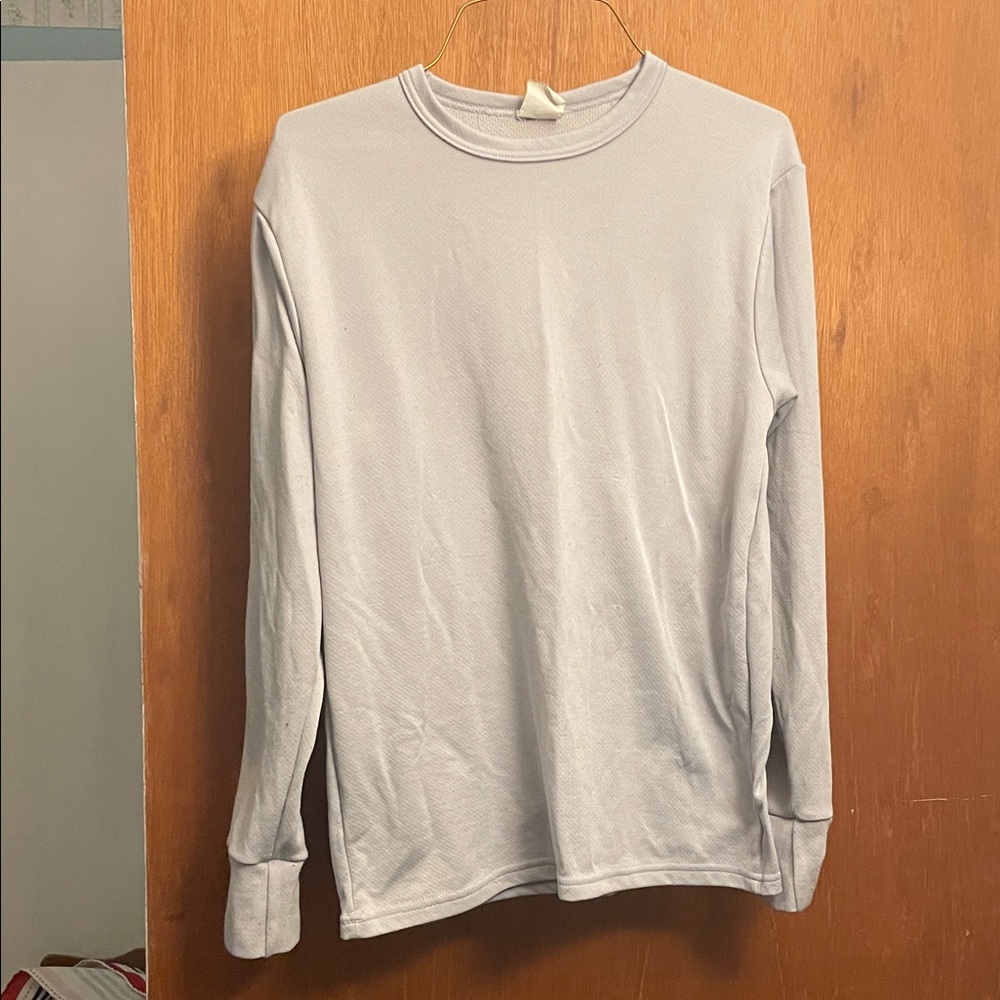Light Gray Long Sleeve Shirt